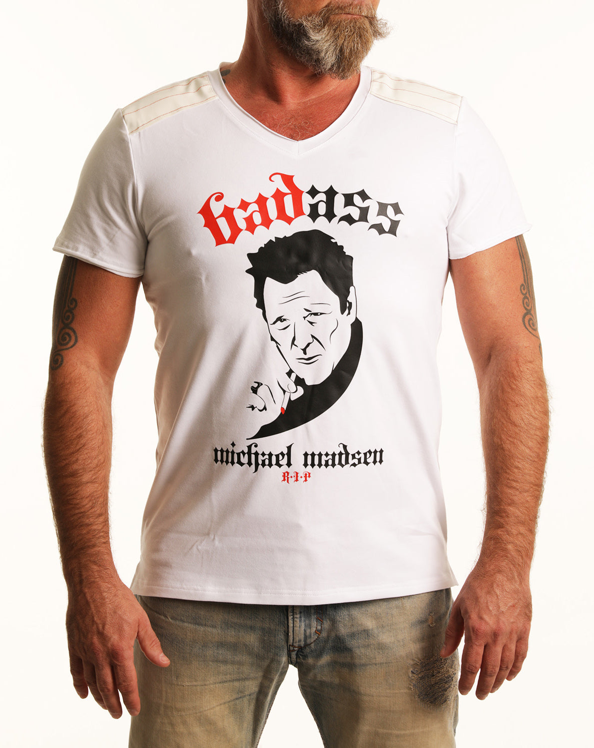 R.I.P   M. Madsen - Badass Póló -  FEHÉR
