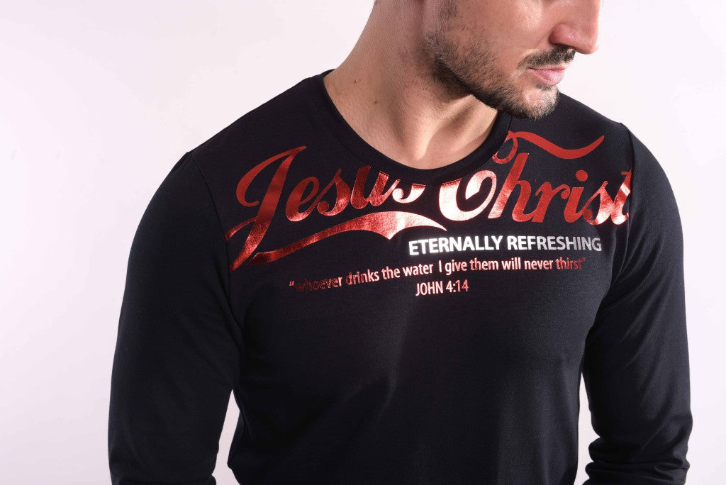 Fekete Jesus Christ póló